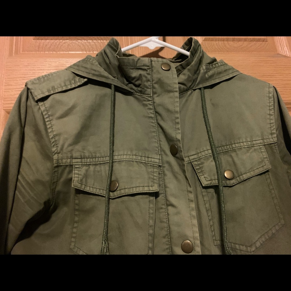 Army green jacket